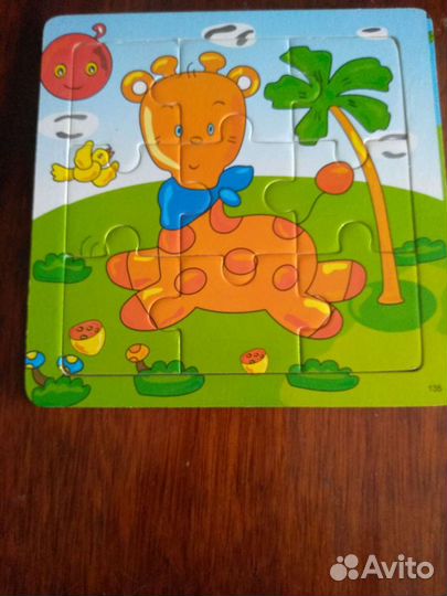 Детские пазлы, кубики