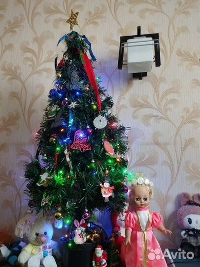 Елка в горшочке искуственная