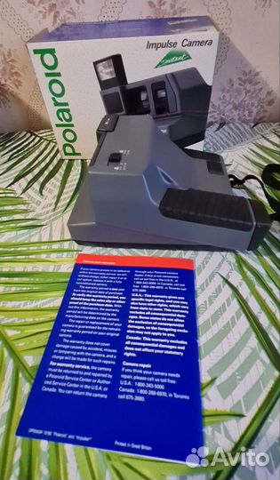 Фирменный фотоаппарат polaroid impulse camera