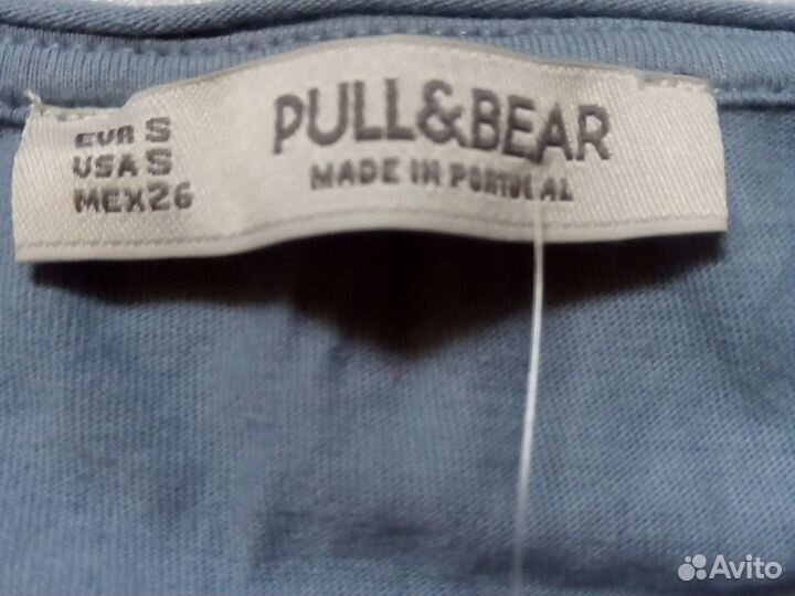 Лонгслив новый женский Pull and Bear оверсайз S