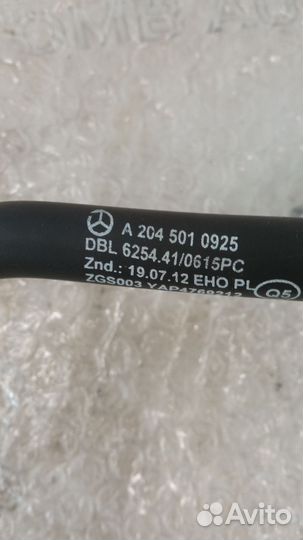 Шланг системы охлаждения Мерседес W204