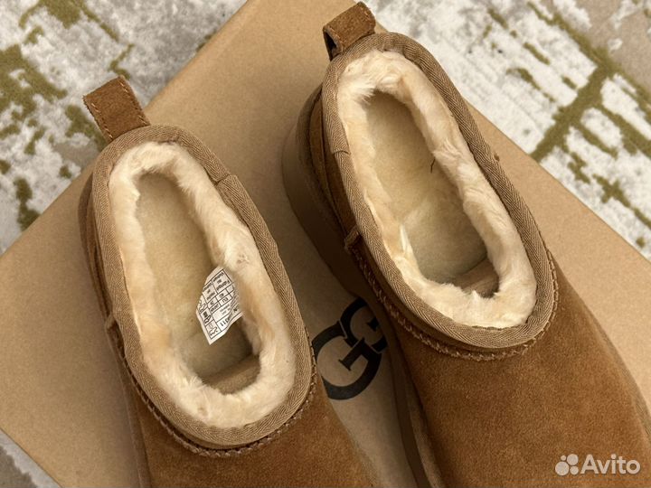 Угги на Платформе Ugg Ultra Mini Heights Chestnut