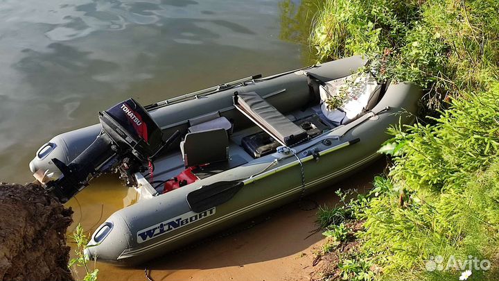 Лодка риб winboat 360 с мотором