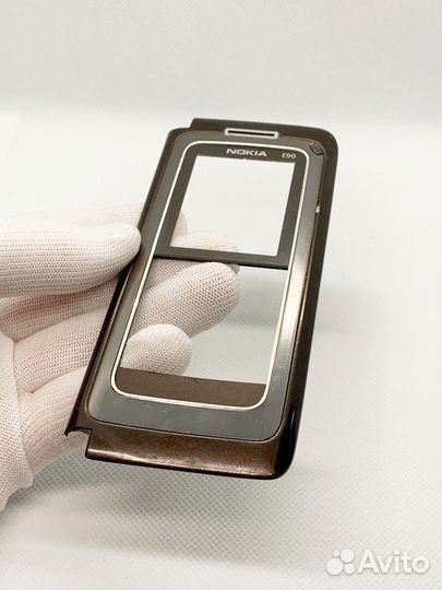 Nokia E90. Передняя панель, стекло дисплея. Ориг