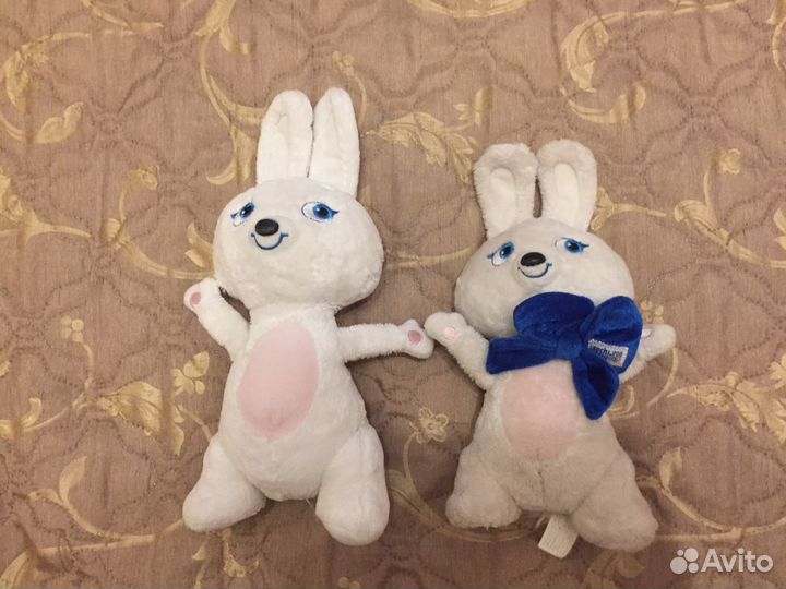 Зайки мягкие игрушки Сочи 2014