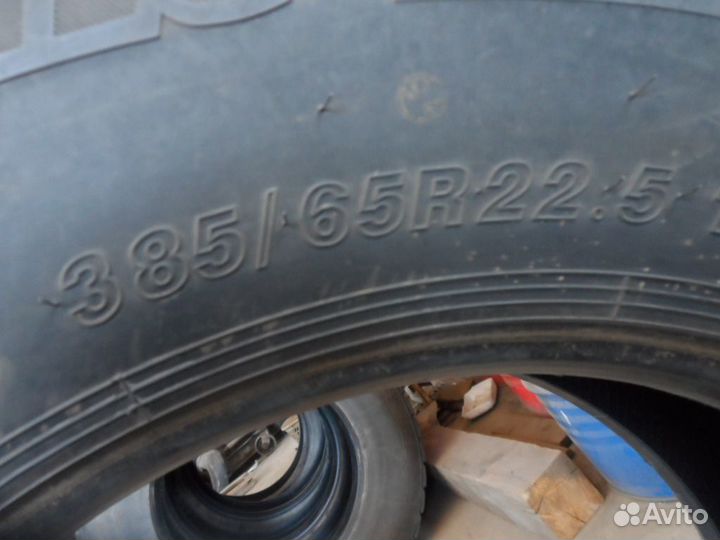 Шина грузовая Кама 385/65 R 22.5 б/у протектор 6.2