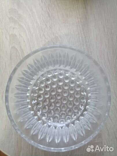 Ваза для фруктов хрусталь