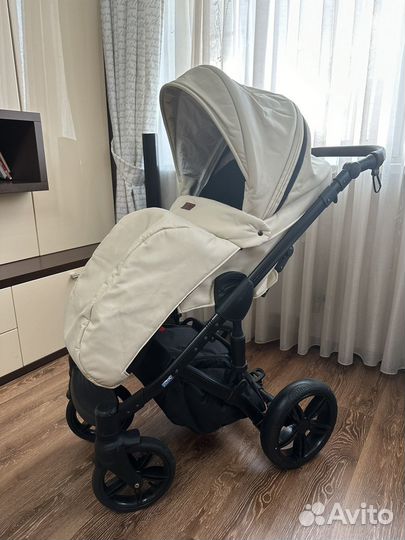 Коляска verdi mocca 3 в 1 эко кожа