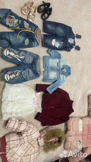 Пакет с вещами для девочки