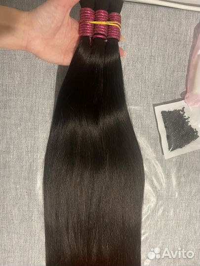 Волосы для наращивания 65 см, новые