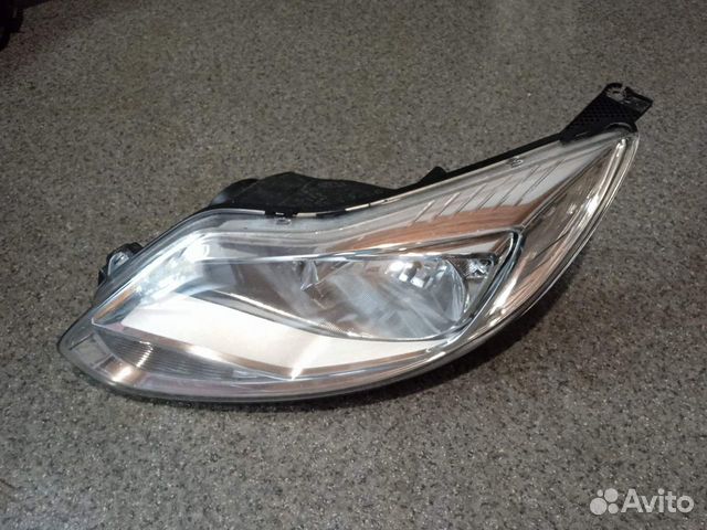 Фара передняя левая Ford Focus 3 (хром)