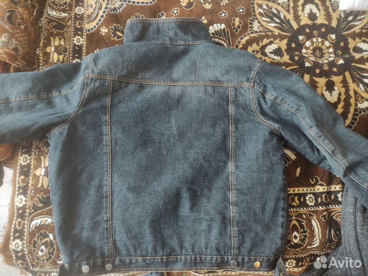 Джинсовая куртка, пиджак утепленная 52 54