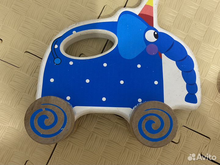 Деревянные игрушки каталки Деревяшки