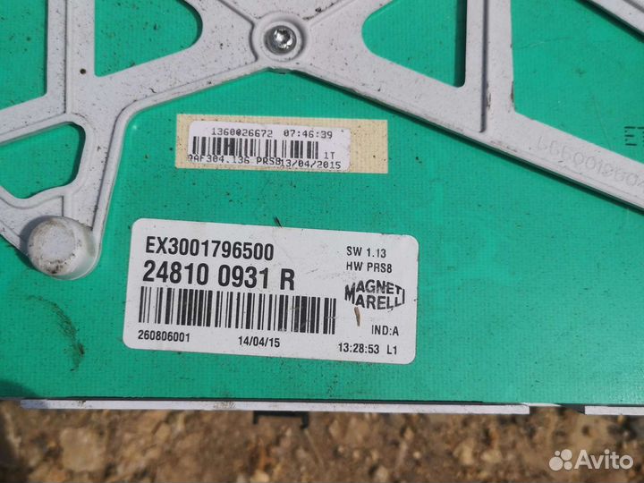 Панель приборов Almera G 15