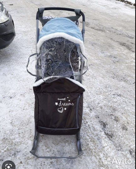 Коляска санки