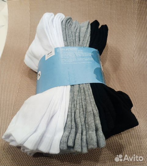 7 пар носков р.35/38 и р. 39/42