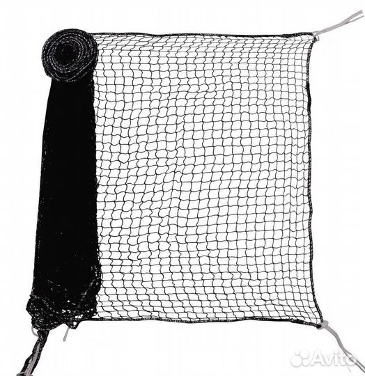 Сетка для бадминтона 6,0*0,76 м черная нить 1,5 мм