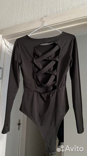 Боди женское с открытой спиной