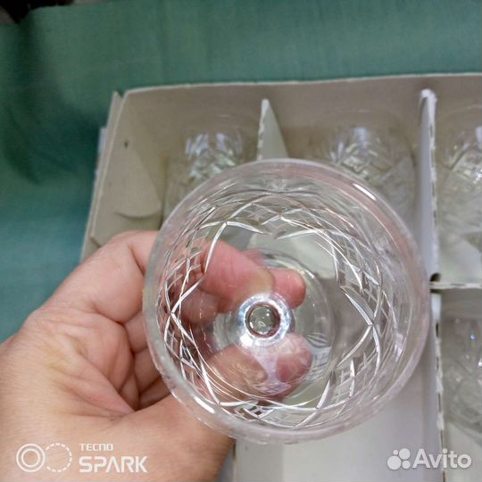 Хрустальные рюмки на ножке СССР