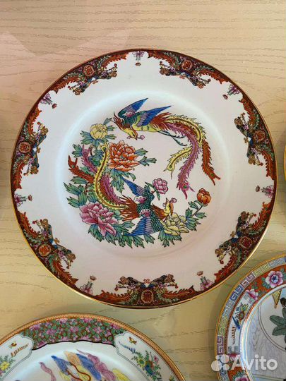 Винтаж фарфор китайские тарелки