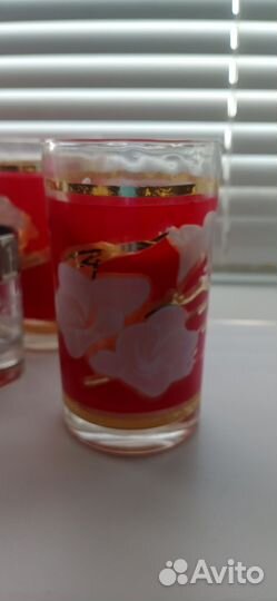 Набор стаканов с рюмками