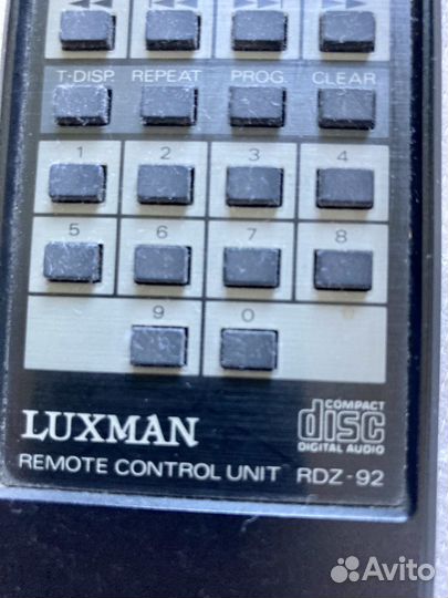 Пульт ду Luxman RDZ-92 - CD Player