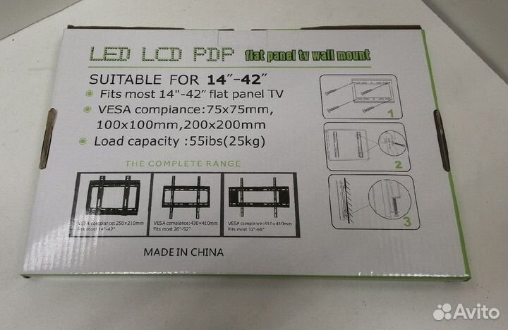 Кронштейн для тв LED LCD PDP 14-42