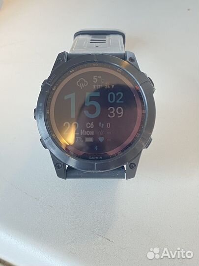 Часы garmin fenix 7x sapphire solar