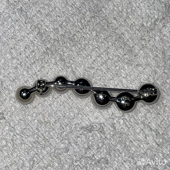 Серебряная брошь 925 проба СССР (Сзр)