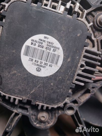 Вентилятор радиатора Шкода Октавия А 5