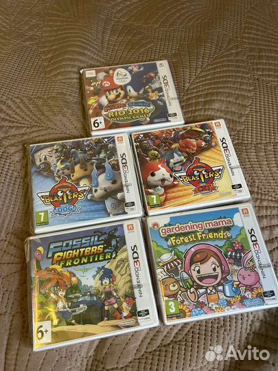 Новые, запечатанные игры Nintendo 3DS