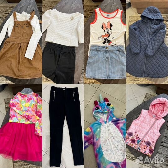 Одежда для девочки пакетом 116-128
