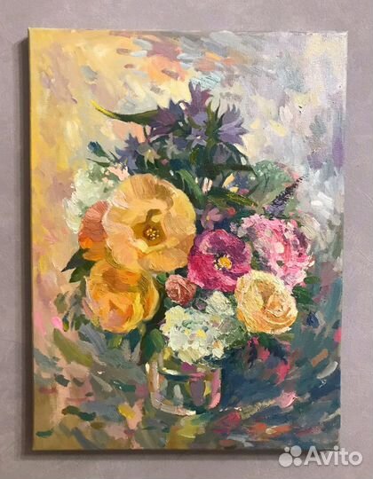 Картина маслом «Букет»