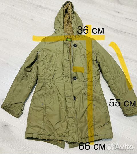 Детская зимняя курта benetton