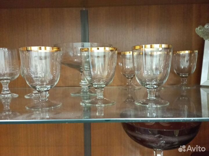 Рюмки, фужеры, бокалы, стаканы СССР