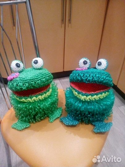 Детские мочалки-игрушки