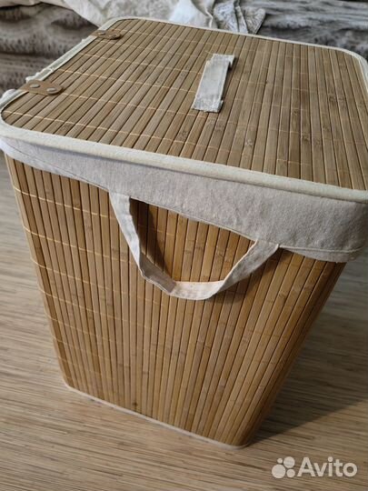 Корзина для белья бамбук