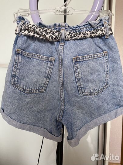 Джинсовые шорты mango