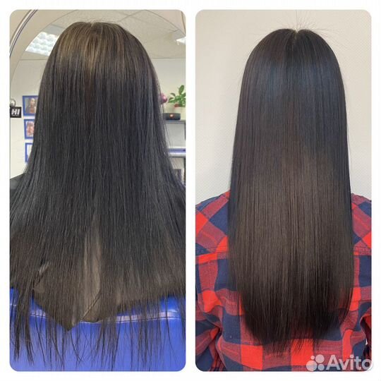 Кератиновое выпрямление