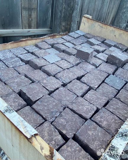 Брусчатка колотая от 100 м2