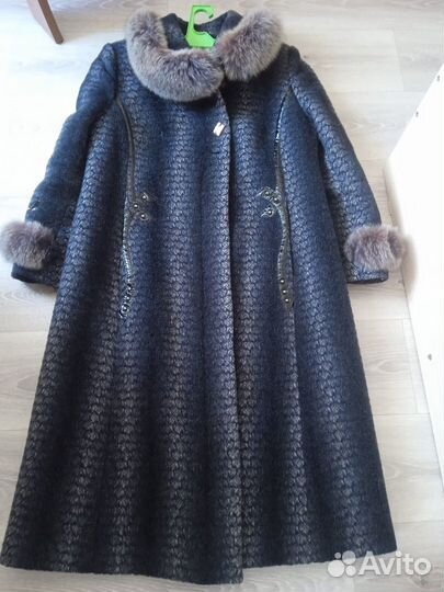 Пальто женское зимнее 56 размер