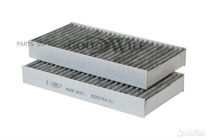 Goodwill AG 408 2K CFC Фильтр салона honda civic 0