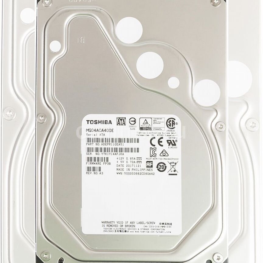[MG04ACA400E] Жесткий Диск Toshiba 4tb Sata3.5 Mg04aca400e