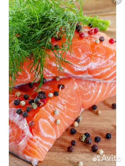 Рыба семга (лосось), икра горбуши