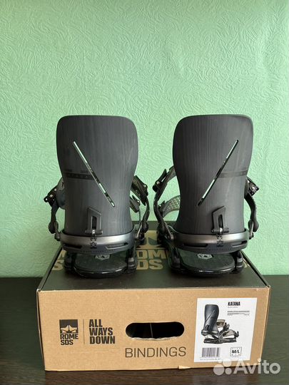 Крепления для сноуборда rome SDS katana
