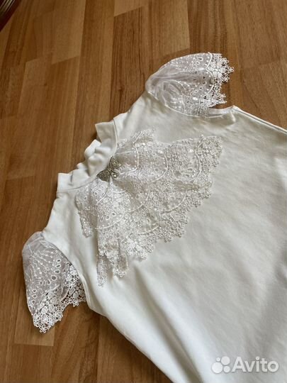 Форма блузка нарядная для девочки 130