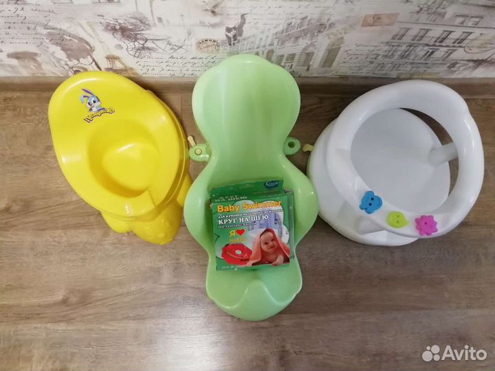 Горка для купания, горшок, круг