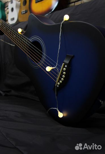 Акустическая гитара из стекловолокна sunburst