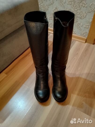 Сапоги женские натуральная кожа 36
