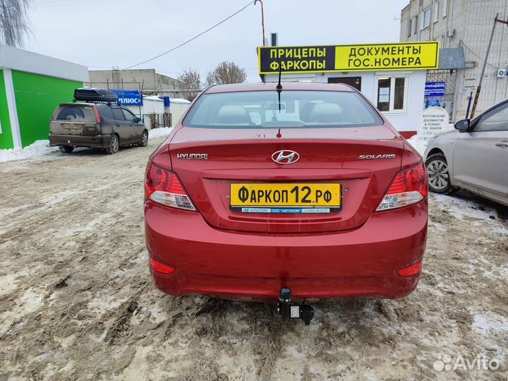 Фаркоп на Хендай Солярис Hyundai Solaris до 2017г